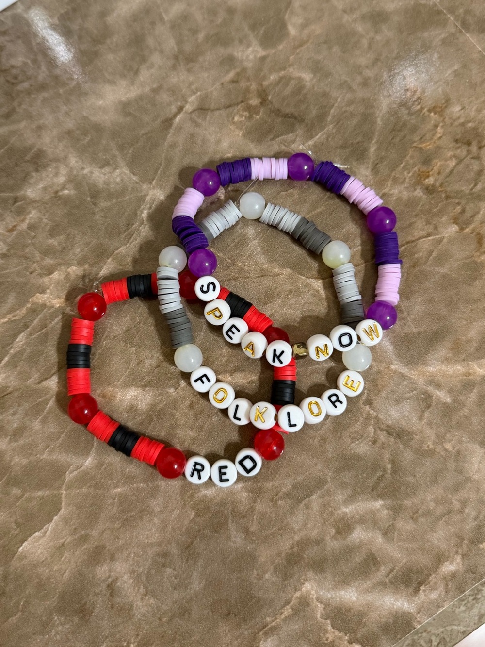 Taylor Swift Friendship Bracelets Hand Crafted (Set of 3)